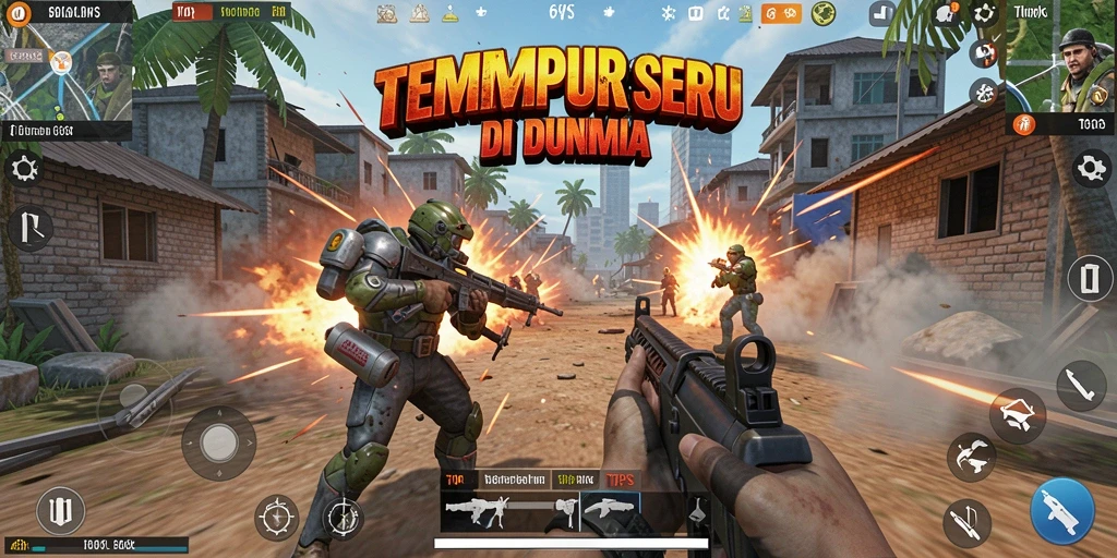 Tangkapan layar gameplay 66K yang mendebarkan dan penuh aksi.