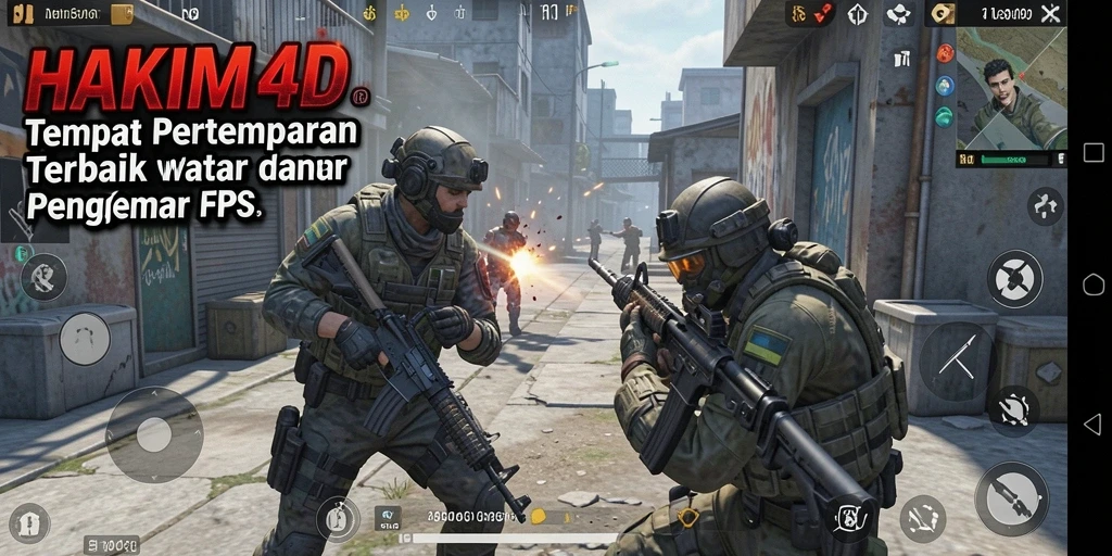 Screenshot menampilkan aksi cepat gameplay HAKIM4D.