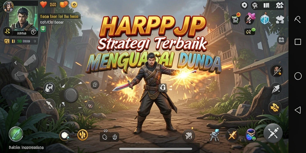 Tampilan menarik dari gameplay penuh strategi HARAPJP.