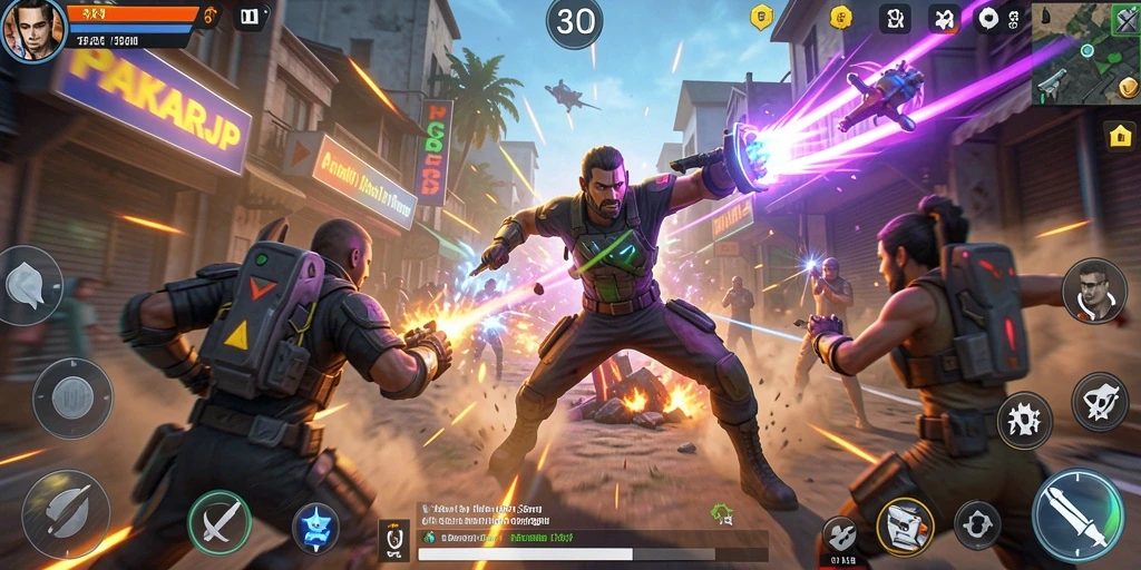 Tampilan gameplay seru dan penuh aksi di PAKARJP.