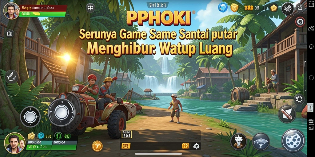 Screenshot utama PPHOKI menampilkan gameplay yang seru dan berwarna.